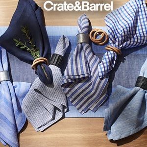 Crate & Barrel Linden Napkins